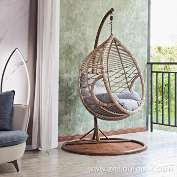Rattan Outdoor Furniture Metal Egg Patio Hanging Chair